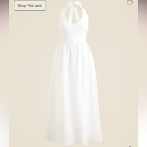 COPY - J Crew Linen Halter Dress
